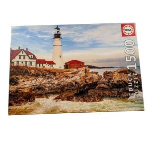 Educa 1500 Piece Rocky Lighthouse Jigsaw Puzzle‎ 17978 Scenic Coastal Landscape